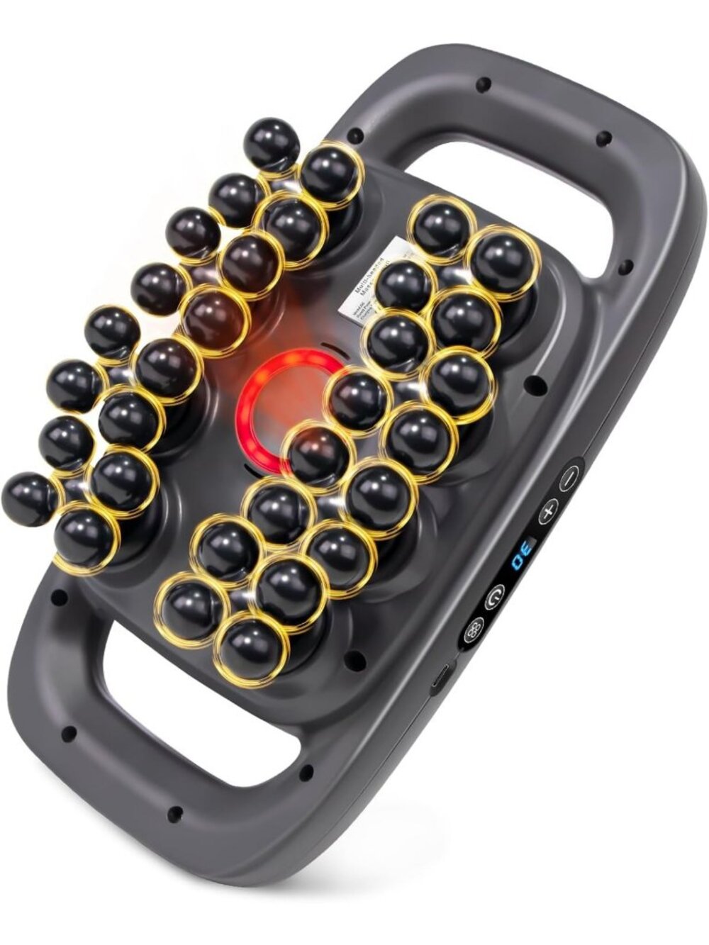 Deep Tissue Massage Gun Set - 32 Heads, 3 Modes, 30 Intensity Levels for Pain